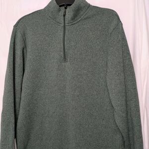 Old Navy Men's Quarter-Zip Sweater - Forest Green
